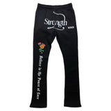 Men WEDDING CAKE Stregth Stacked Flare Sweatpants