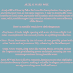 Women Areej AL Ward Rose EDP By Zakat Perfume Fragrance Spray 3.4 FL OZ