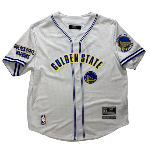 Men PRO STANDARD Golden State Warriors Button Up Jersey