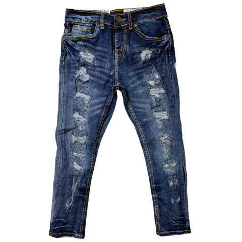 Little Kid's EVOLUTION Rock The Bells Denim Jeans