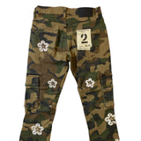 Men FWRD DENIM & CO. Camo Flower Twill Stacked Pants