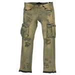 Men JORDAN CRAIG Cargo Pocket Stacked Jeans