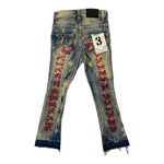 Little Kids FWRD DENIM & CO. Saints X Sinners Stacked Denim Jeans