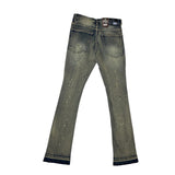 Men DENIMICITY Rip N Repair Denim Stacked Jeans