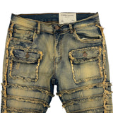 Men's FWRD DENIM Patchwork Short