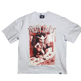 Men DENIMICITY From Sheep To Goats Stone Oversize T-shirt