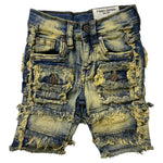 Little Kids FWRD DENIM & CO. Patchwork Denim Shorts