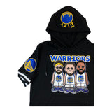 Men PRO STANDARD Golden State Warriors Hooded S/SLV Shirt