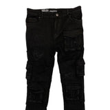 Men URBAN BEAST Twill Long Pocket Stacked Pants