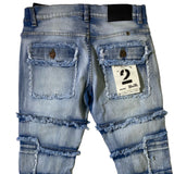 Men FWRD DENIM CO. Patchwork True Stacked Denim Jeans