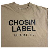Men CHOSIN LABEL Oversize Vintage Miami T-Shirt