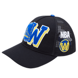 Men PRO STANDARD Golden State Warriors Mashup Trucker Snapback Hat