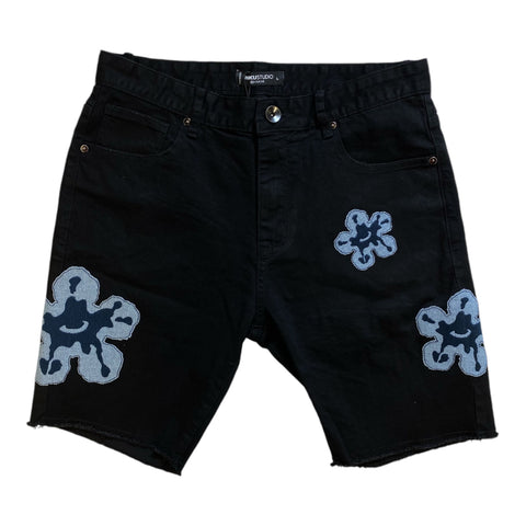 Men ROKU STUDIO Flower Denim Short