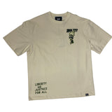 Men DENIMICITY Liberty Drowinng Oversize T-Shirt