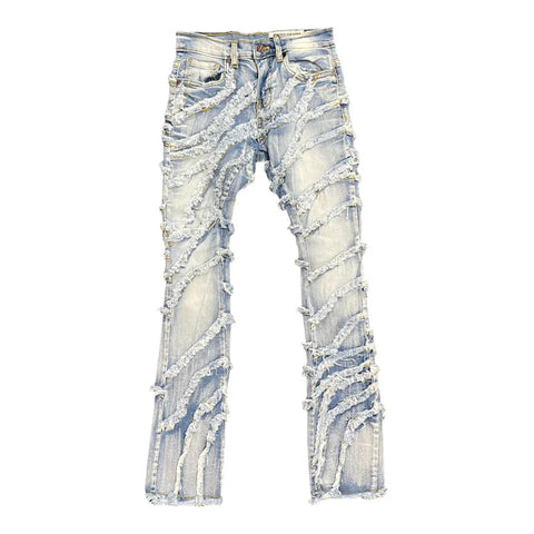 Kids FWRD DENIM & CO. Stacked Jagged Denim Jeans