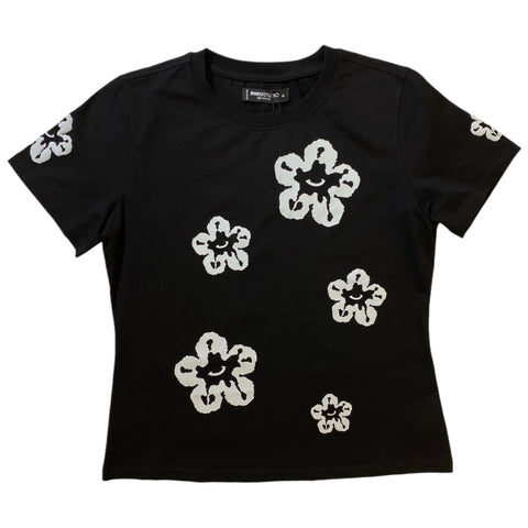 Women ROKU STUDIO Flower Crop Top Shirt