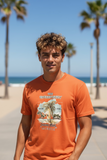 Men CHOSIN LABEL Palm Horizon Oversize T-Shirt