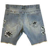 Men ROKU STUDIO Money Flower Denim Short