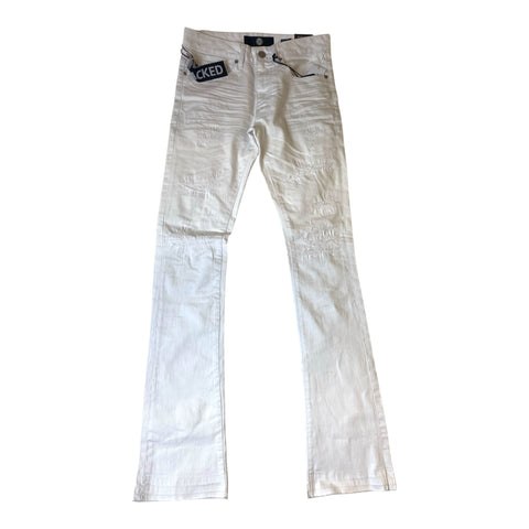 Men JORDAN CRAIG Clean Shred Stacked Jeans