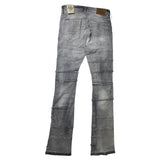 Men JORDAN CRAIG Piecing Stacked Denim Jean
