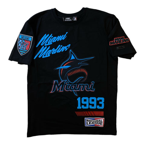 Men PRO STANDARD Miami Marlins Fast Lane T-shirt