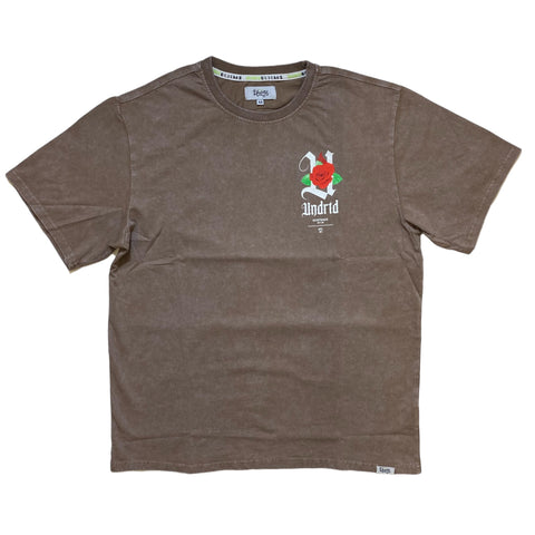 Men UNDRTD Washed Roses T-shirt