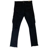 Men JORDAN CRAIG Cargo Pocket Stacked Jeans