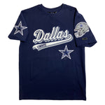 Men PRO STANDARD Dallas Cowboys Script Tail Sj T-Shirt