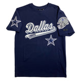 Men PRO STANDARD Dallas Cowboys Script Tail Sj T-Shirt