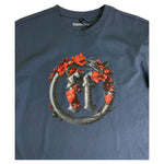 Men FORGOTTEN FACES Faded Flowers T-Shirt