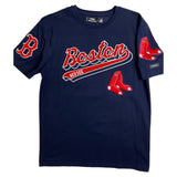 Men PRO STANDARD Boston Red Sox Script Tail Sj T-Shirt