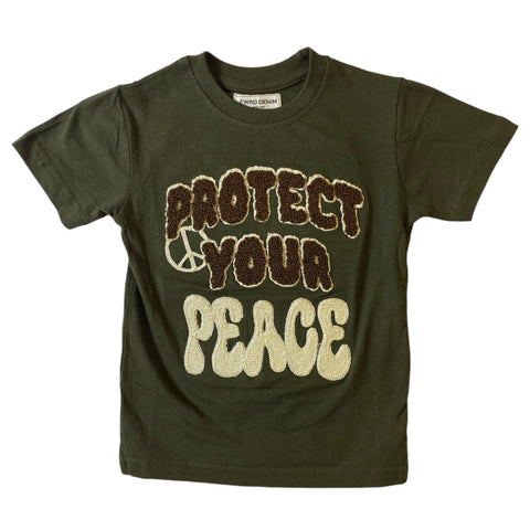 Little Kid's FWRD Denim & Co. Protect Your Peace S/SLV T-Shirt