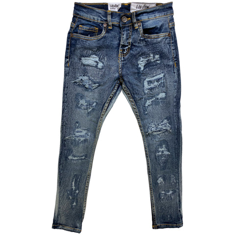 Kid's EVOLUTION Rock The Bells Denim Jeans