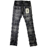 Men FWRD DENIM CO. Patchwork True Stacked Denim Jeans