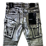 Men KINDRED Skinny Cargo Metal Snow Jeans