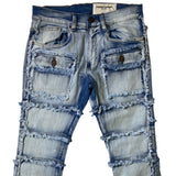 Men FWRD DENIM CO. Patchwork True Stacked Denim Jeans