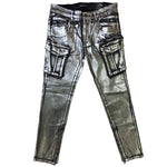 Men KINDRED Skinny Cargo Metal Snow Jeans