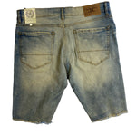 Men JORDAN CRAIG Denim W Shreds Shorts