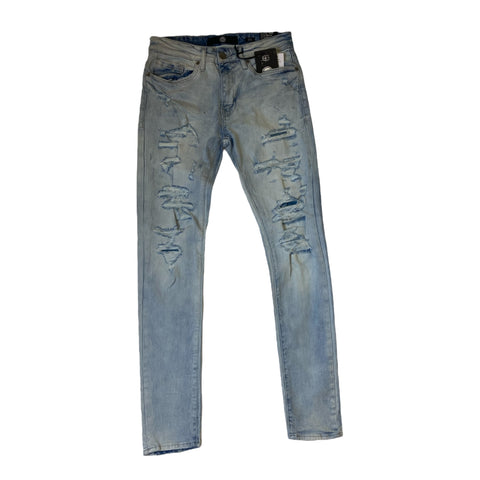 Men JORDAN CRAIG Sean Fit Shreds Denim Jean