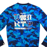 Men UNDRTD Camo Crewneck Sweater