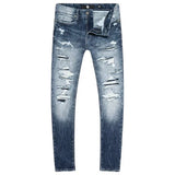 Men JORDAN CRAIG Sean Fit Shreds Denim Jean