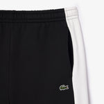 Men LACOSTE Fit Brushed Fleece Colorblock Fleece Short