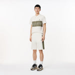 Men LACOSTE Colorblock Fleece Short