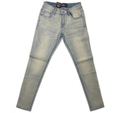 Men DENIMICITY All Over L.Blue Stone Jeans