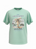 Men CHOSIN LABEL Palm Horizon Oversize T-Shirt