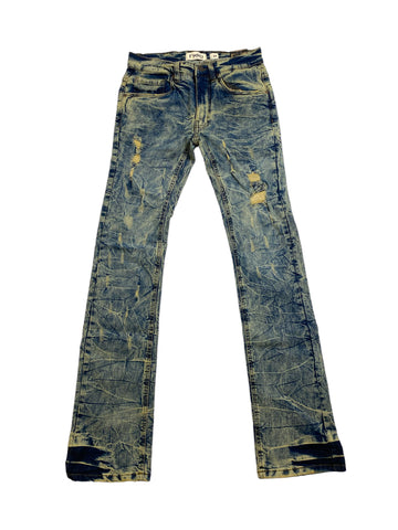 Men FWRD DENIM CO. Thunderbolt True Stacked DENIM Jeans