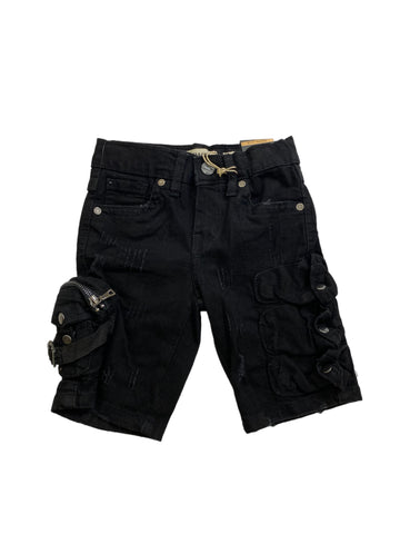 Men FWRD DENIM CO. Military Cargo Denim Short