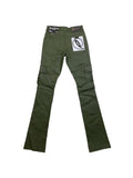 Men QUALIFIED DENIM  Wax Cargo Stack Denim Pants