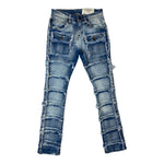 Kids FWRD DENIM CO. Patchwork True Stacked Denim Jeans