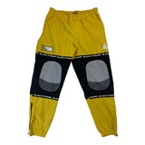 MENS BLACK PYRAMID LOGO TRACK PANTS